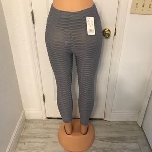 Brand new gray tights size xl